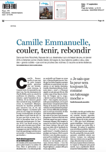 Camille Emmanuelle, Ricochets